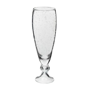 Lazy Susan Bubbled Ice Vase With Foot - All