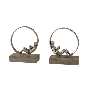 Uttermost Lounging Reader Bookends Set of 2 - All