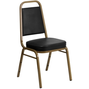 Flash Furniture Hercules Series Trapezoidal Back Stacking Banquet Chair w/ Black - All