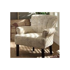 Homelegance Langdale Upholstered Accent Chair in French Note Fabric - All