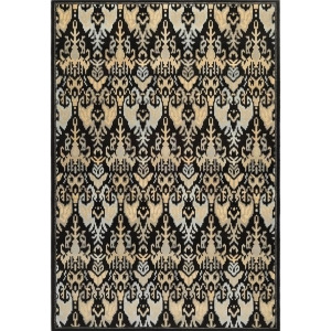 Couristan Everest Zion Rug In Black-Teal - All
