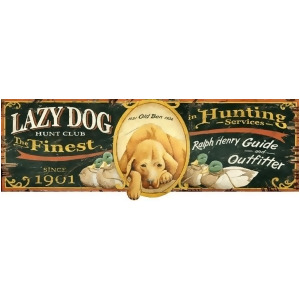 Red Horse Lazy Dog Sign - All