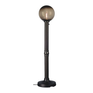 Patio Living Concepts Moonlite 64 Inch Floor Lamp w/ 3 Inch Black Tube Body Br - All
