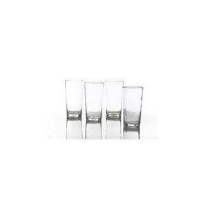 Abigails Bubble Glass Highball Clear Set of 4 - All