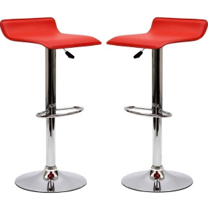 Modway Gloria Barstools Set of 2 in Red - All