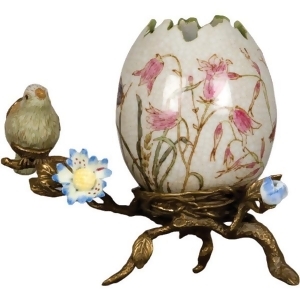 Oriental Danny Porcelain Egg With Bird 60151 - All