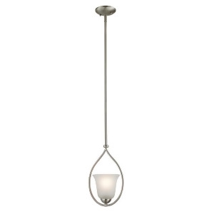 Cornerstone Conway 1201Ps/20 1 Light Mini Pendant in Brushed Nickel - All