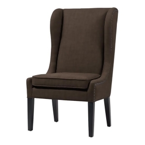 Madison Park Garbo Captains Dining Chair In Charcoal - All