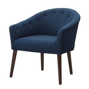 Madison Park Camilla Barrel Back Accent Chair In Navy - All