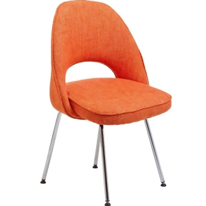 Modway Cordelia Dining Side Chair in Orange - All