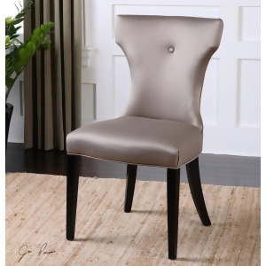 Uttermost Wynter Satin Armless Chair - All