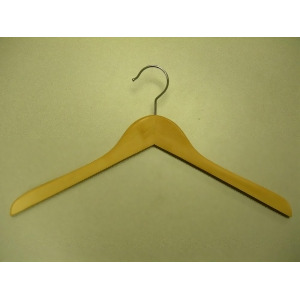 Proman Products Gemini Concave Suit Hanger in Natural Lacquer - All