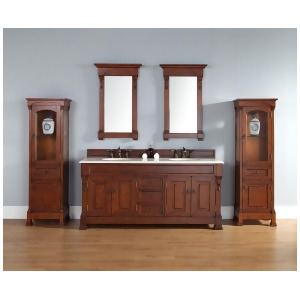 James Martin Brookfield 72 Double Cabinet In Warm Cherry - All