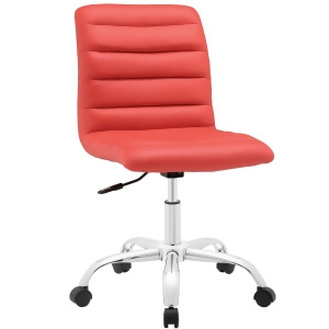 Modway Ripple Mid Back Office Chair In Red - All