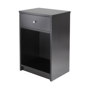 Winsome Wood Squamish Accent Table w/ 1 Drawer in Black - All