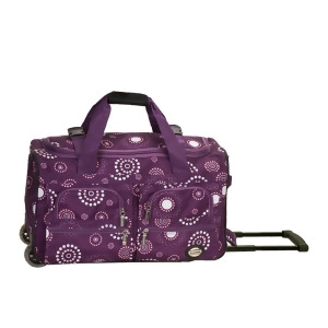 Rockland Purple Pearl 22 Rolling Duffle Bag - All