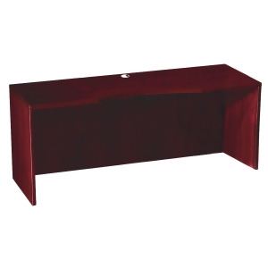 Boss Chairs Boss Curved Credenza Shell in Mahogany - All