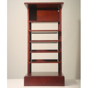 Proman Products Caesar Magazine Stand in Mahogany - All