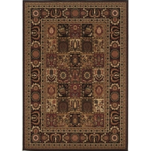 Couristan Royal Kashimar Antique Nain Rug In Black - All