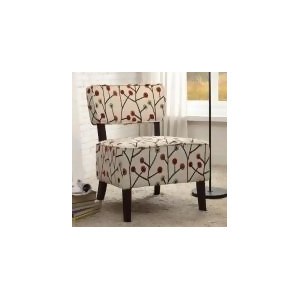 Homelegance Orson Accent Chair w/ Multi-Color Poppies - All