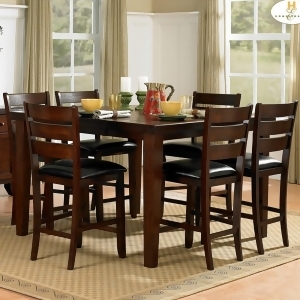 Homelegance Ameillia 7 Piece Extension Square Counter Height Table Set - All