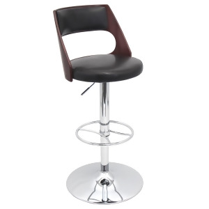 Lumisource Presta Bar Stool In Cherry And Brown - All