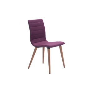 Zuo Jericho Dining Chair Purple Set of 2 - All