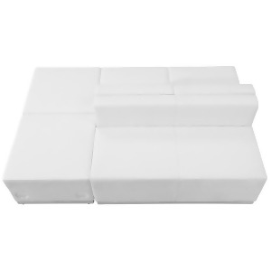 Flash Furniture Zb-803-880-set-wh-gg Hercules Alon Series White Leather Receptio - All