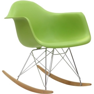 Modway Rocker Lounge Chair in Green - All