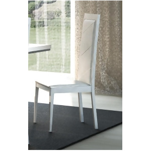Athome Usa Caprice Chairs In White Lacquer - All