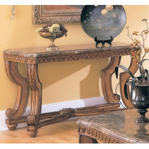 Homelegance Tarantula Rectangular Sofa Table w/ Marble Top - All