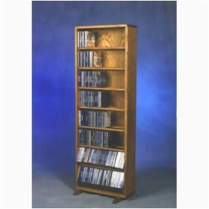 Wood Shed Solid Oak Dowel Cabinet for CD's - All