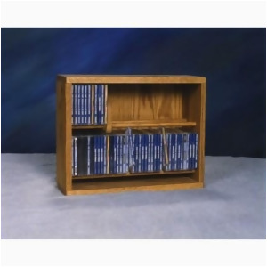 Wood Shed Solid Oak Dowel Cabinet for CD's - All