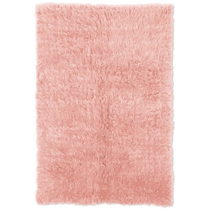 Linon Flokati Rug In Pastel Pink And Pastel Pink 2.4 x 4.3 - All