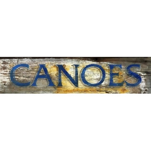 Red Horse Canoes Sign - All