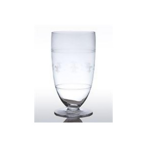 Abigails Classic Glass Hurricane In Caitlin Design - All