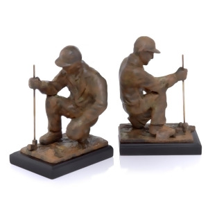 Modern Day Accents Copa Golfer Bookends - All