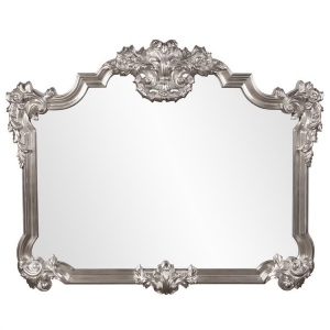 Howard Elliott 56095 Brighton Ornate Mirror in Bright Silver Leaf - All