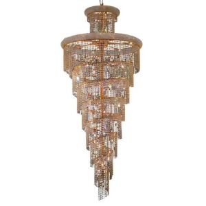 Lighting By Pecaso Adrienne Collection Large Hanging Fixture D36in H86in Lt 32 G - All