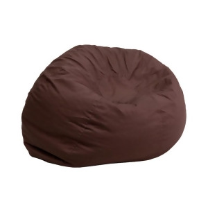 Flash Furniture Small Solid Brown Kids Bean Bag Chair Dg-bean-small-solid-brn- - All