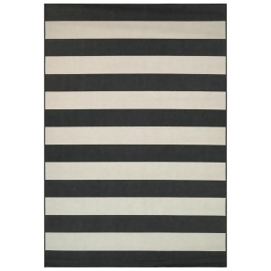 Couristan Afuera Yacht Club Rug In Onyx-Ivory - All