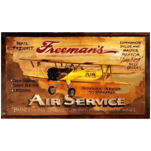 Red Horse Freemans Aviation Sign - All