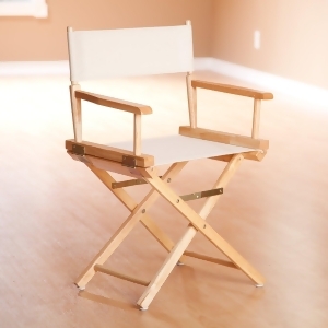 Yu Shan Director's Chair In Natural Frame with Natural Canvas - All