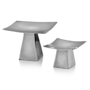 Modern Day Accents Anden Pedestal Candleholders In Set of 2 - All