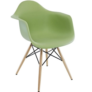 Modway Pyramid Dining Armchair in Green - All