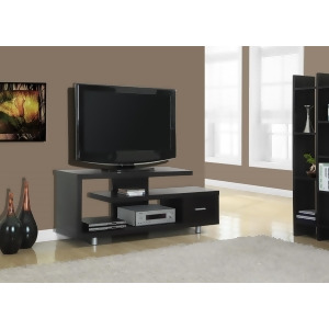 Monarch Specialties Cappuccino Hollow-Core Tv Console I 2572 - All