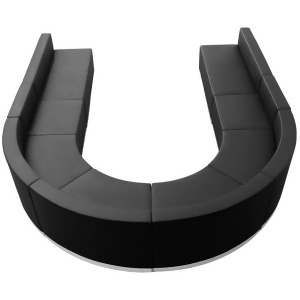 Flash Furniture Zb-803-530-set-bk-gg Hercules Alon Series Black Leather Receptio - All
