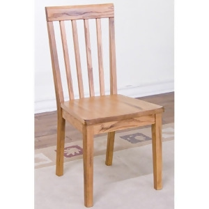 Sunny Designs 1424Ro Sedona Slat Back Chair In Rustic Oak Set of 2 - All