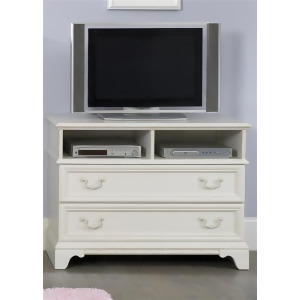 Liberty Furniture Arielle Media Chest in Antique White Finish - All