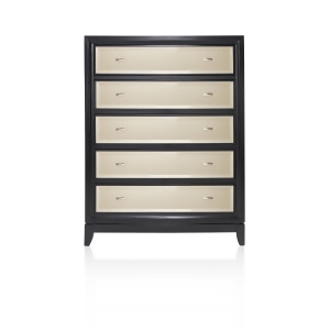 Furniture of America Gold Accent Bedroom Chest In Black - All